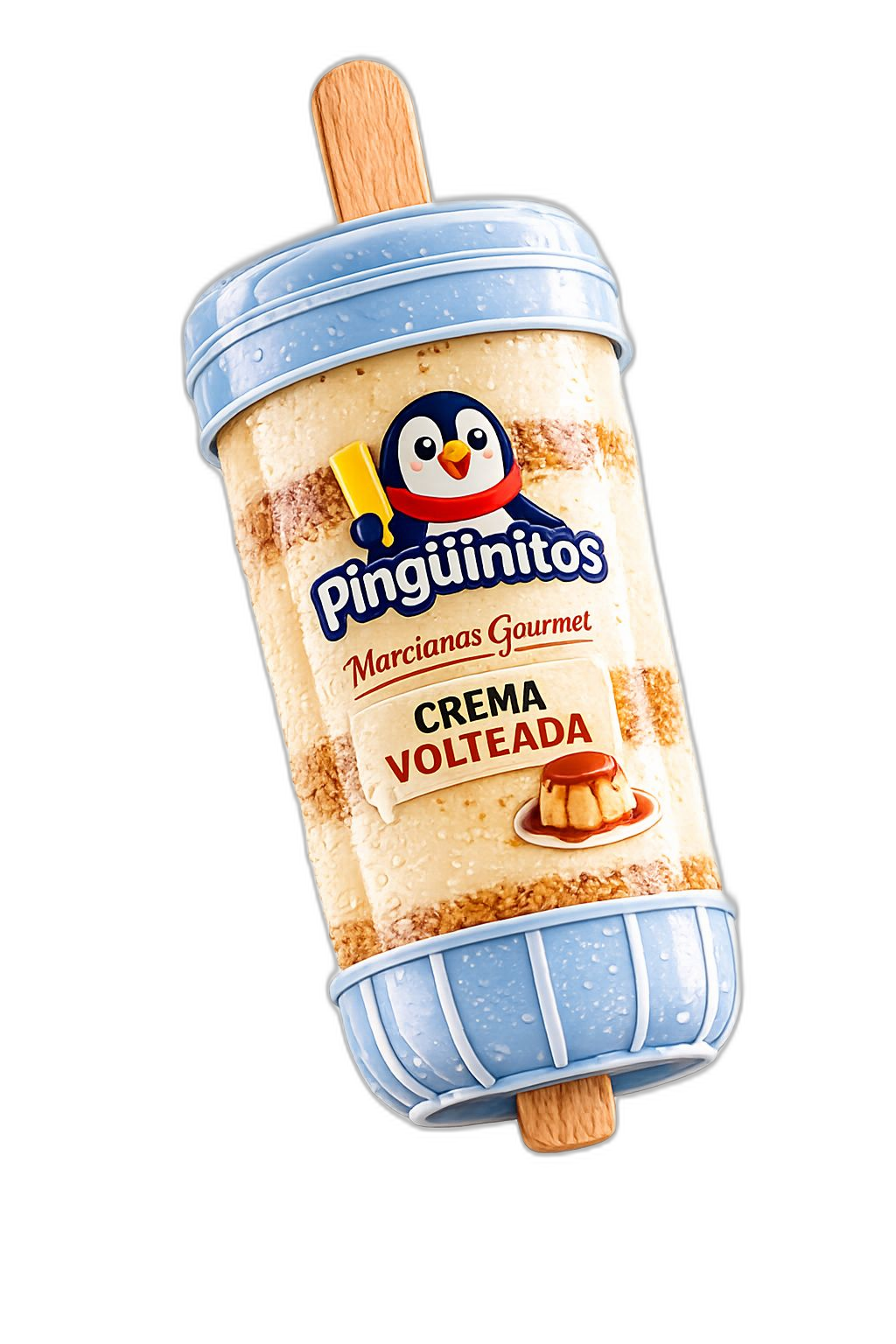 Pingüinitos Crema Volteada