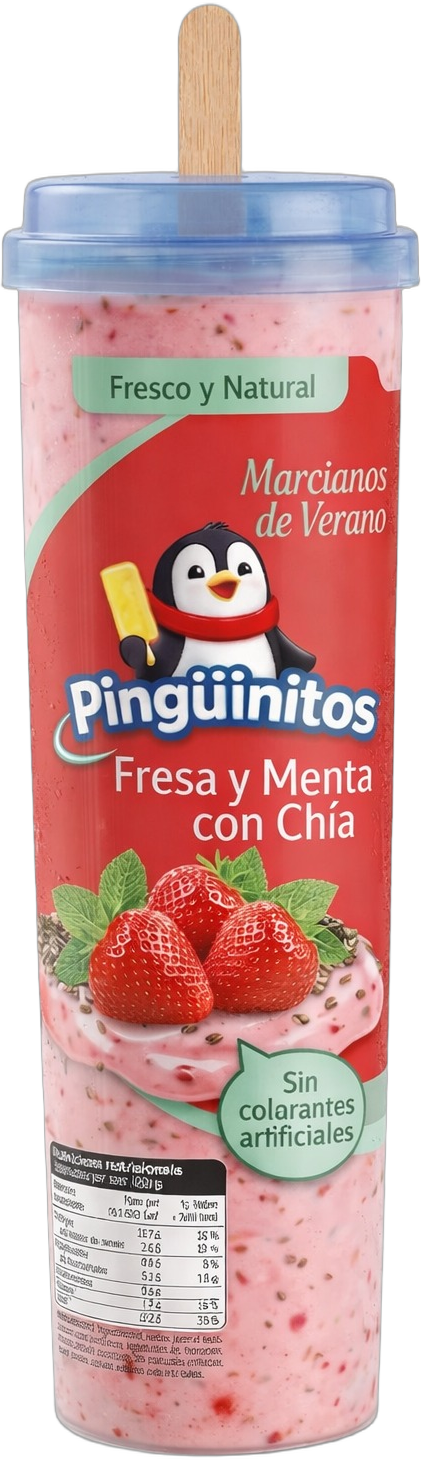 Fresa y Menta con Chía